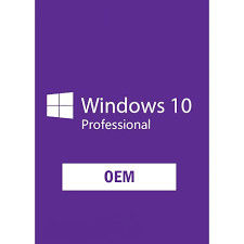 Windows 10 Professional Oem 1 User Global Activation Lifetime Online