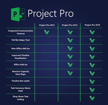 Project 2019 Pro Retail 5 Pc For Windows Available Global Digital Activation Key