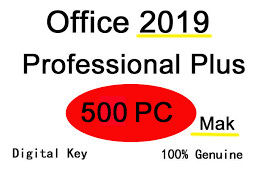 Office 2019 Professional Plus Mak 500 User Online Activation Stable