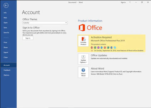 Office 2019 Professional Plus Genuine Original Bind License Key Multilingual