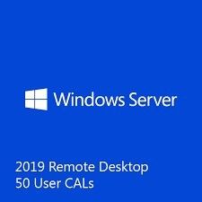 Windows Server License Key 2019 Remote Desktop Services User Connections 50 Cals