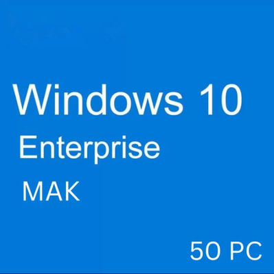 Genuine Windows 10 Enterprise Mak 50 User Volume License Key Internet Activation