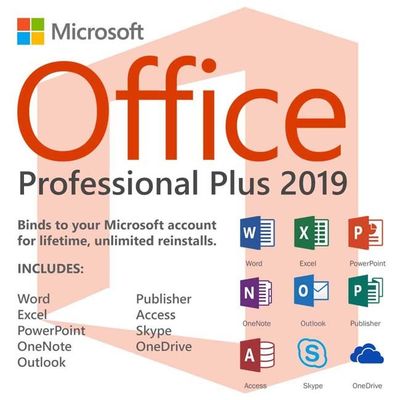 64Bit Office 2019 License Key Instant Delivery 1pc Product  Professional Plus