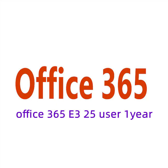 Office 365 E3 Enterprise Subscription Key 1 Year 25 Users Online Key