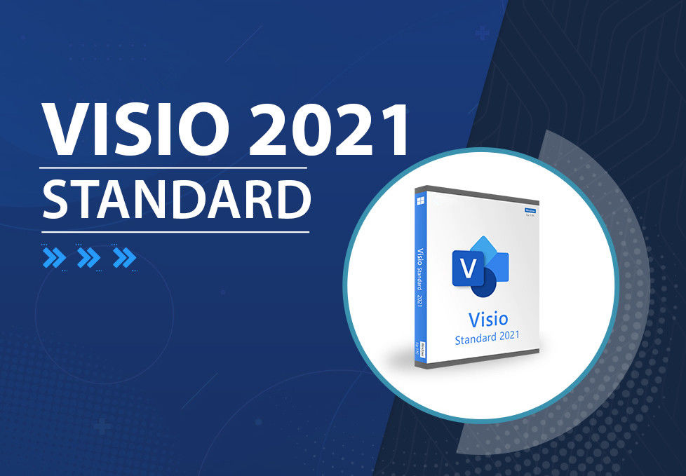 Visio 2021 Standard 5 User Lifetime Software License Key Instant Delivery