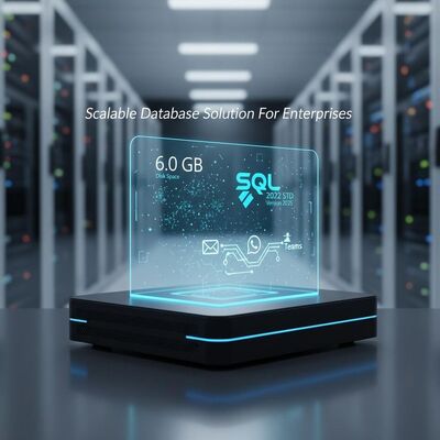 6.0 GB schijfruimte Sql 2022 std Versie 2025 Email WhatsApp Teams Scalable Database Solution For Enterprises